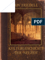 Friedell, Egon - Kulturgeschichte der Neuzeit 