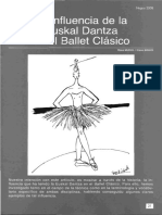 71 La Influencia de La Euskal Dantza en El Ballet Clasico PDF