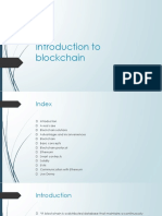Introduction To Blockchain