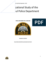 Organizational Study of The Saint Paul Police Department Final Report 12-08-2019