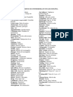 Glosario de Terminos de Enfermeria en Ingles