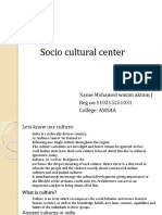 Socio Cultural Hub Presentation