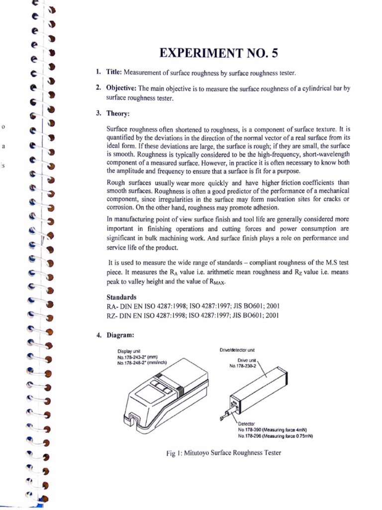 Surface Roughness Machine Tool | PDF | Mechanical Engineering | Applied ...