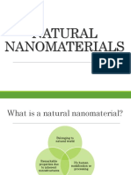 NATURAL NANOMATERIALS