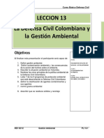 PL 13 Gestion Ambiental