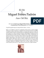 El Ebo Por Miguel Febles (Traducido Al Espanol Por Victor Bethancourt)