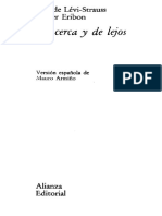 Lévi-Strauss y Didier Eribon - De cerca y de lejos.pdf