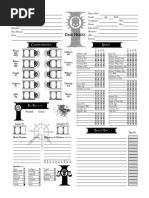Lancer Actions Cheat Sheet Overview | PDF