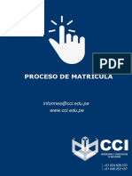 Proceso de Matricula PDF