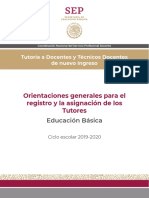 Tutoría Orientaciones Generales - Eb 2019-2020