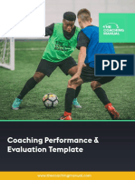 CoachingManual CoachingPerfomance&EvaluationTemplate
