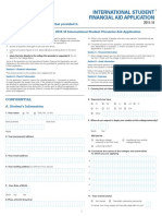 2015-16 International Student Financial Aid Application