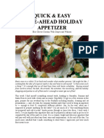 Easy Make-Ahead Holiday Appetizer