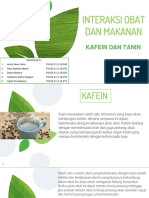 Interaksi Obat Dan Makanan - Kafein Dan Tanin