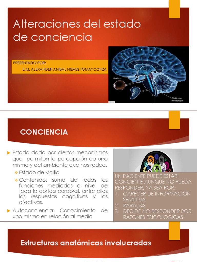Alteraciones Del Estado de Conciencia | Descargar gratis PDF | Coma ...