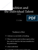 Trad & Indiv Talent Synopsis