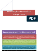 Keterampilan Komunikasi Interpersonal