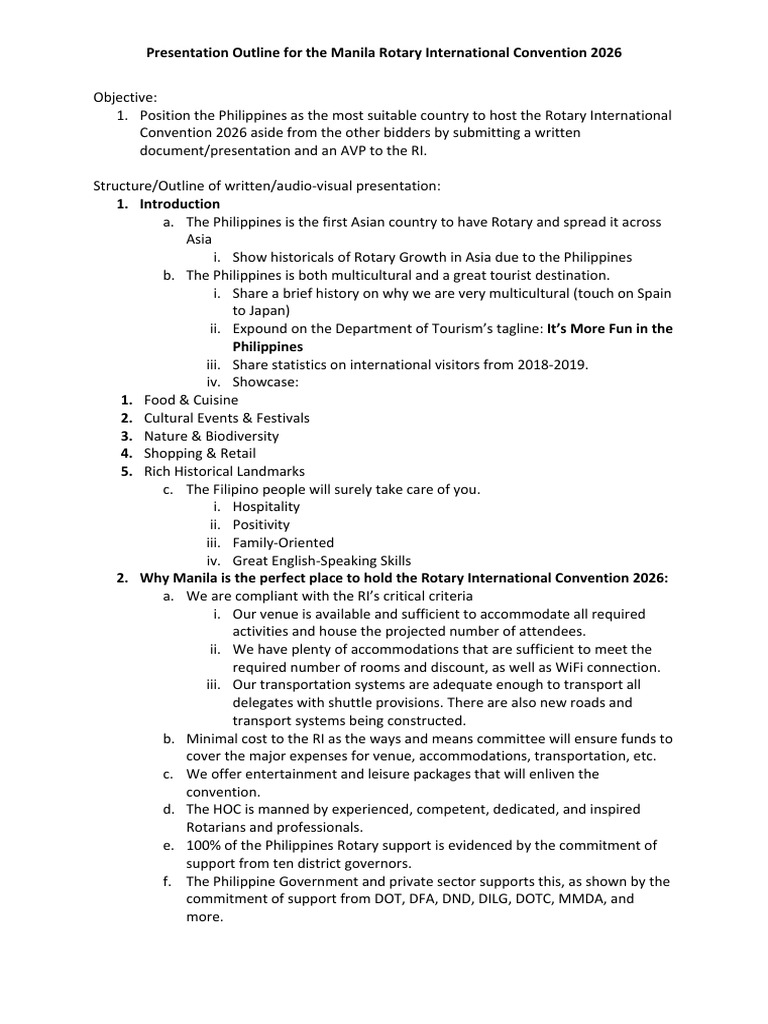 Structure of Presentation PDF | PDF | Philippines | Manila