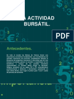 ACTIVIDAD BURSATIL