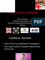 Chemical Injury of The Eye