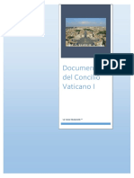 Documentos Del Concilio Vaticano I