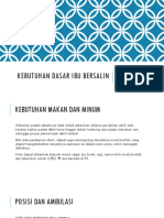 Kebutuhan Dasar Ibu Bersalin-2