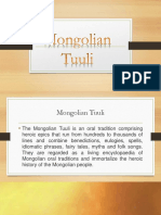 Mongolian Tuuli