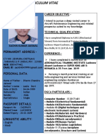 Sachin CV PDF