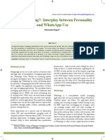 Whos Chatting Interplay Between Personal PDF