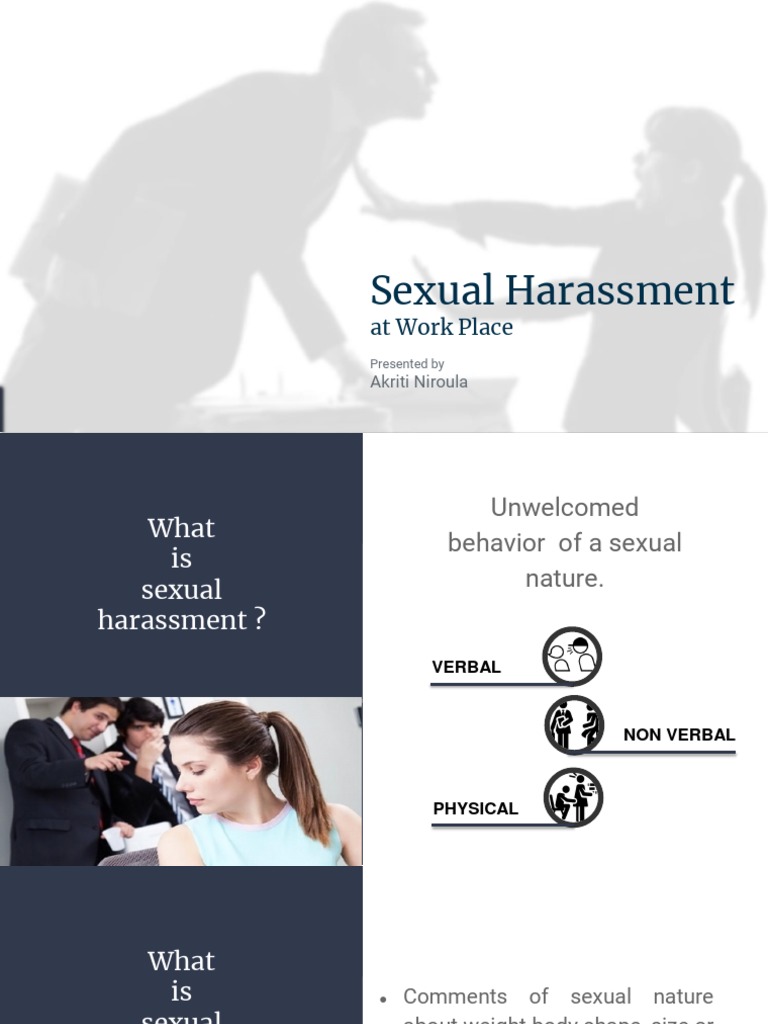 Understanding Sexual Harassment at Work | PDF | Sexual Harassment ...
