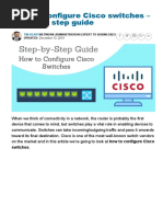 How To Configure Cisco Switches - A Step by Step Guide - Comparitech