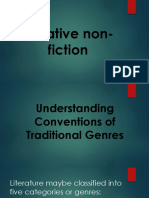 Creative Non-Fiction Genres