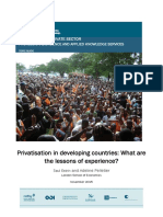 Privatisation Lessons for Developing Countries