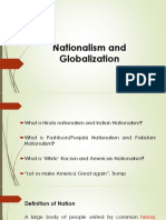 Nationalism and Globalization