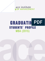 Students Profile MBA 2015