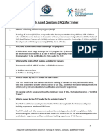 FAQs For Trainer 11 1 2018 PDF