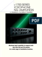4 A 1706 Mixer Power Amplifier Brochure