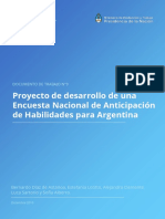 Proyecto Encuesta Nacional de Anticipación de Habilidades Argentina