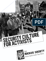 Security Culture For Activists