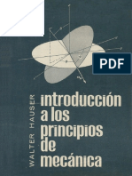 Introducción A Los Principios de La Mecánica, 1995, (1 Edición) - Water Hauser