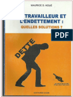 Le Travailleur Et L' Endettement: QUELLES SOLUTIONS?