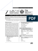 Olympiad IOEL 2015 Class 3 English Language PDF