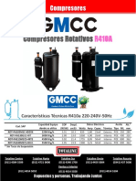 Flyer Compresores Rotativos GMCC R410a