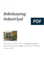 Rebolusyong Industriyal - Wikipedia, Ang Malayang Ensiklopedya