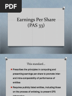 PAS 33-Earnings Per Share