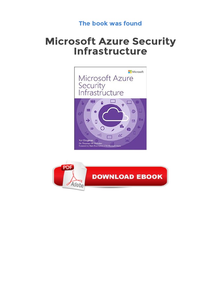 Microsoft Azure Security Infrastructure Sample | PDF | Microsoft Azure ...
