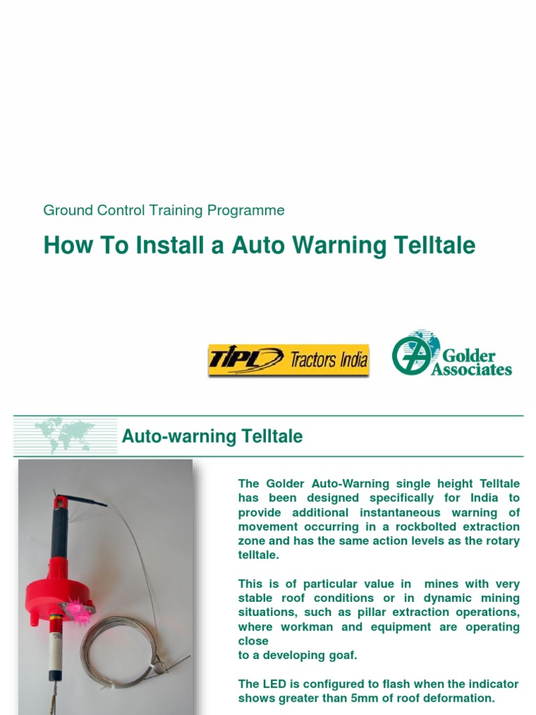 Installing Auto Warning Telltales | PDF | Nature