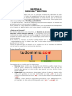 MÓDULO 0 Dominio y Hosting