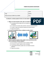 Evaluaciòn de Capacitaciòn PMIRS