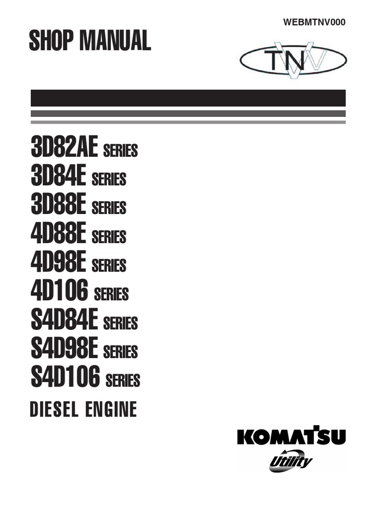 Motor Series 3D, 4D PDF | PDF | Diesel Engine | Cylinder (Engine)